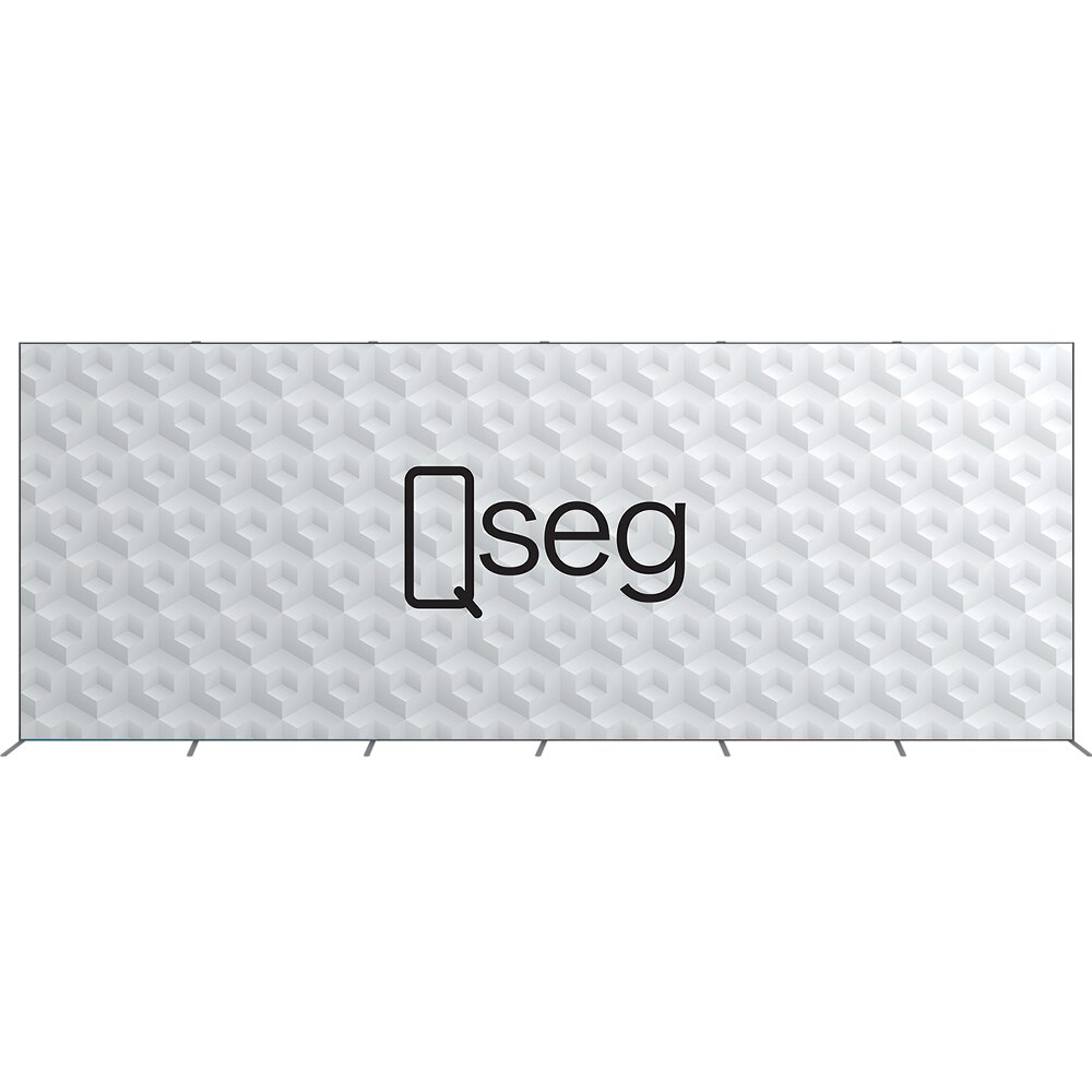 20 x 7.4 Ft. QSEG Quick Wall — Graphic Package